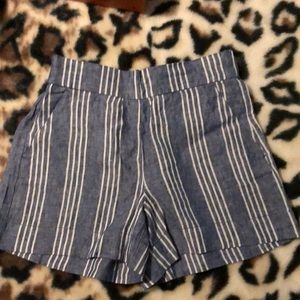 Women’s linen striped shirt size 6